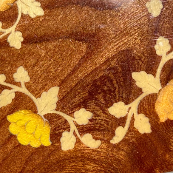 Notturno Intarsio Inlaid Wood Coasters Made in Sorrento Italy Set of 4 - Picture 8 of 9